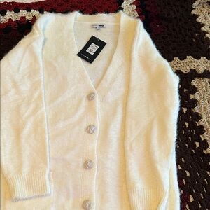 Fashion Nova Soft Cream Cardigan